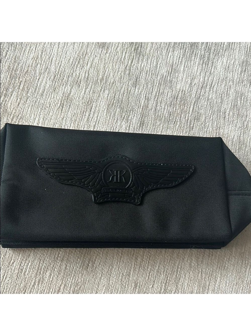 Kiehl's Black Toiletry Bag NWOT